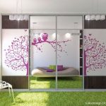 Beautiful Purple Coloration Of Teen Bedroom Decorating Ideas plus Pink Wall Decal In Glass square Sliding Door like Properly Pendant Lamp Including Purple Shades Window As Effectively Inexperienced Grass Carpet Concepts