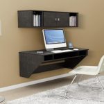 adorable-nice-dark-black-large-conceptive-ikea-floating-desk-with-Prepac-Designer-Folding-Floating-Desk-Design-made-of-wood-with-small-bookcase-728x546