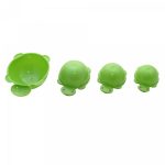 turtle measuring cups in green with different sizes of cups