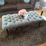 stunning urban kid friendly coffee table with tuf pattern with pink rose on gray area rug before gray sofa