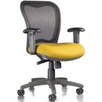 yellow haworth very task chair with healthy back and adjustable for comfy home office seating ideas