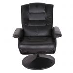 adjustable high end recliners swivel chair suitable for home office with elegant black back and arms