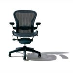 elegant black aeron chair design with super adjustment with black swivel and armrest and backrest