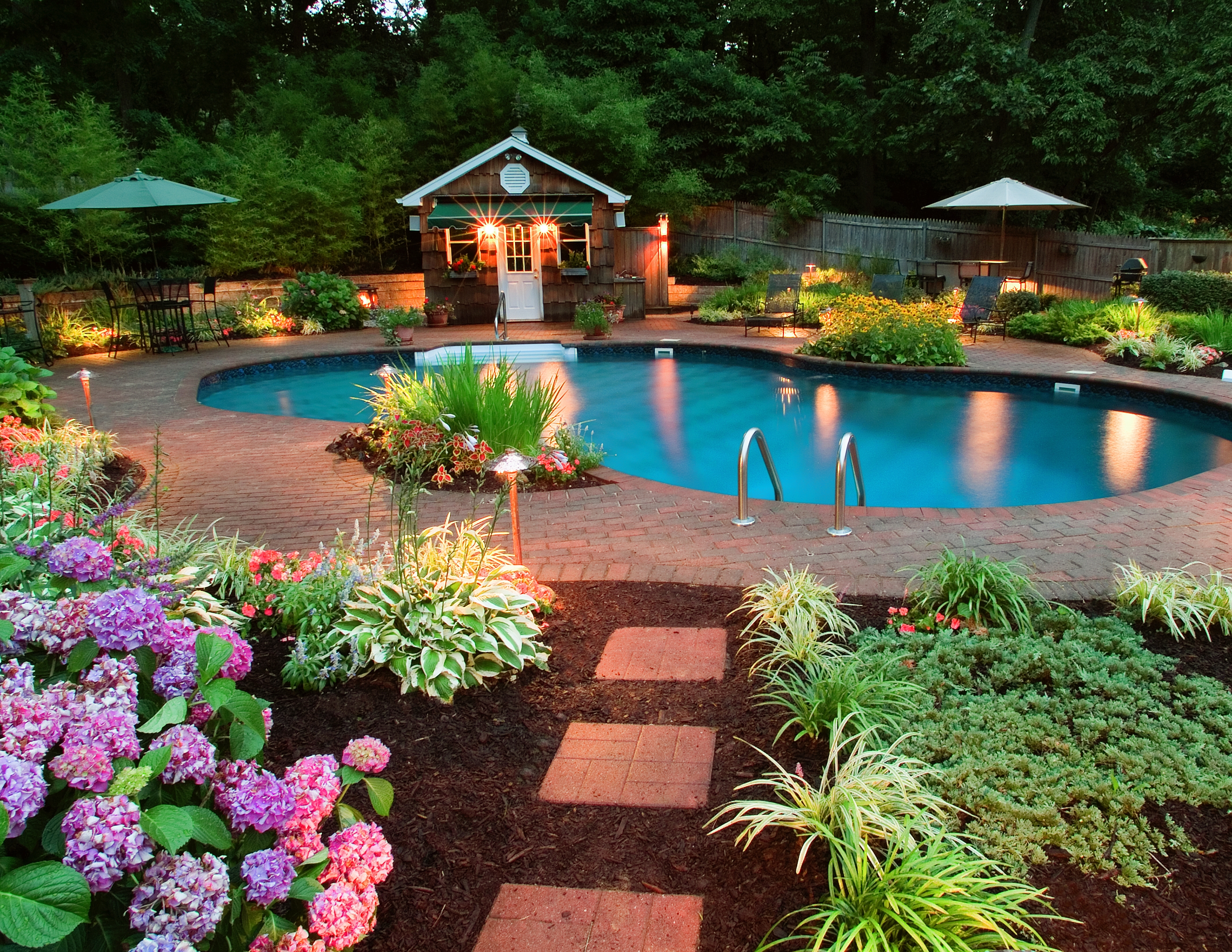 Backyard Pool Landscaping Ideas | HomesFeed