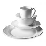 Dinnerware With Plates And Cup Of White Color Design