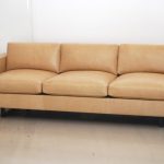 Soft Brown Custome Made Couches With Three Seats And Arms
