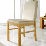 DIY White Upholstered Dining Chair