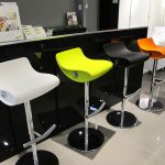 Four Colorful Funky Bar Stools