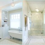 Shower Ideas For Master Bathroom With White Theme Color