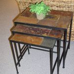 Stepping Slate End Tables