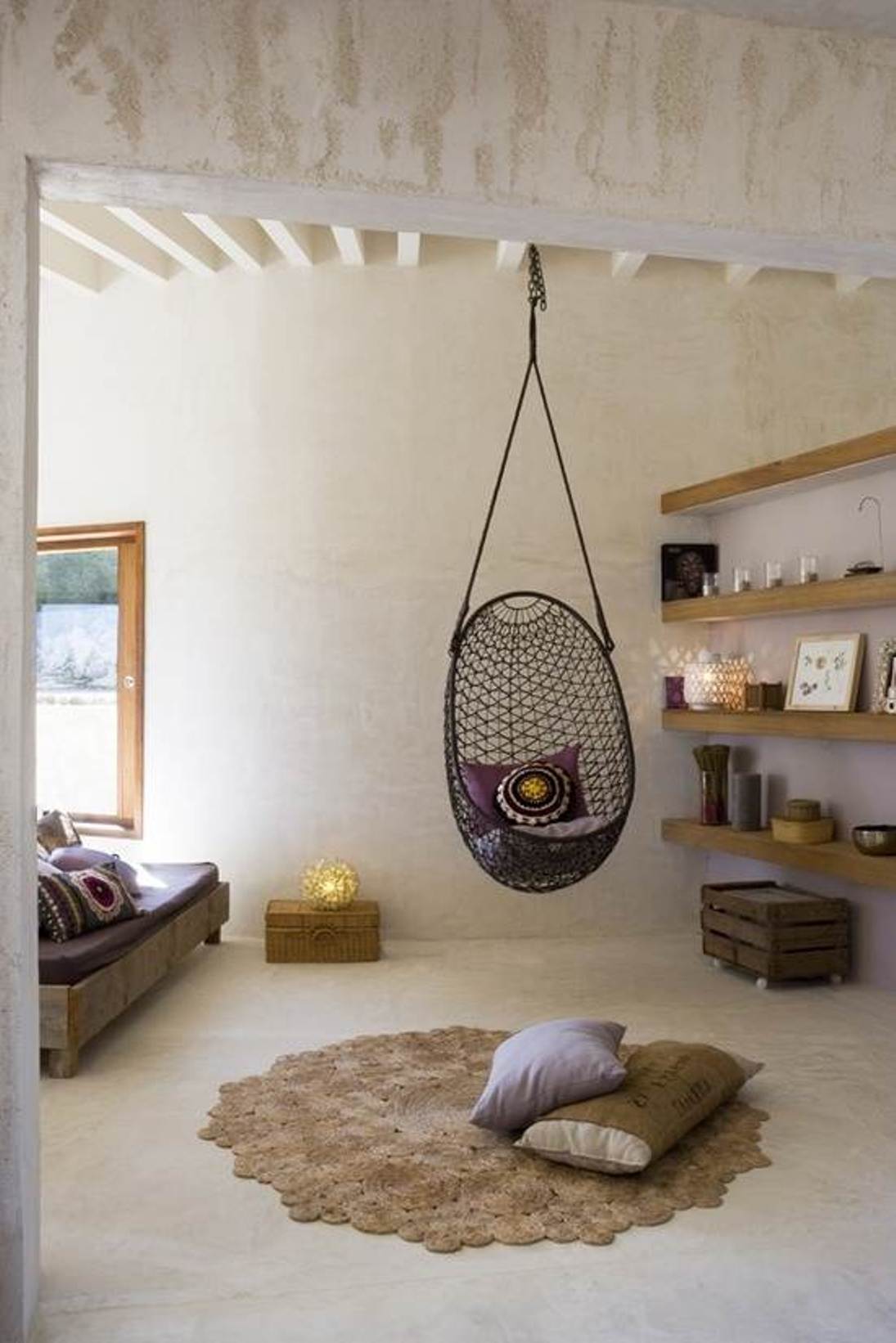 Charming Home Furniture Ideas with Chairs That Hang from the Ceiling HomesFeed