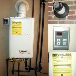 rinnai tankless water heater cons and tankless water heater considerations  installed with iron pipe design