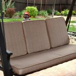 Swing chair with cushions for patio