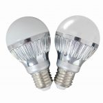 A pair of LED bulbs