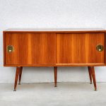 Wooden vintage bar cabinet design