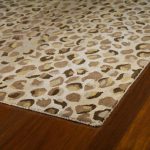 beautiful cheetah print rugs in mocha scheme best decorated on wooden floor