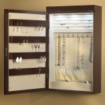 medium hanging jewelry airmore made of wooden mounted on the wall that is perfect for your accessories