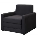 Black Single Sleeper Chair