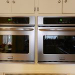 DOuble Side By Side Oven Of Kitchen On White Cabinet