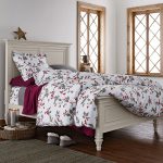Floral Bed Theme For Winter With Awesome Duvet Cover With Grey And Red Color