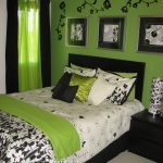 Green Decor Of Bedroom Ideas For Young Adults