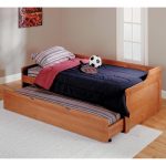 Simple Wooden Trundle Beds For Children Boys