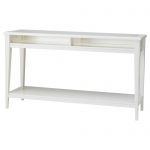 dazzling console tables ikea with storage beneath painted in white featuring with rack underneath for living room and entyway