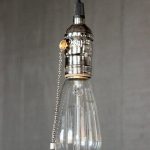 industrial pull chain ceiling light fixture with vintage antique style