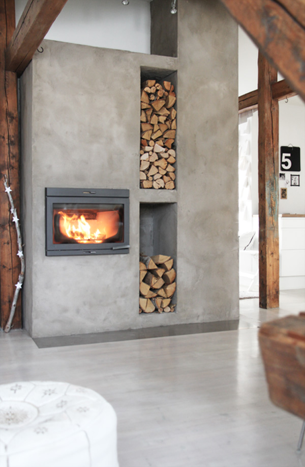 Excellent Ideas of Indoor Firewood Boxes and Storages for Modern Style
