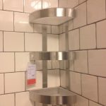 Alluminum Corner Shampoo Rack For Shower