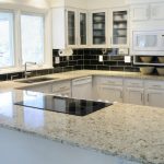 Beautiful White Kitchen With Quartzite Countertops Pros and Cons