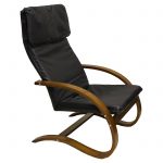 Unique Comfy Chairs For Small Spaces With Wooden Arm Plus Base